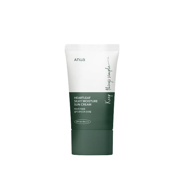 Wholesale ANUA - Heartleaf Silky Moisture Sun Cream SPF50+ PA++++ - 50ml | Carsha