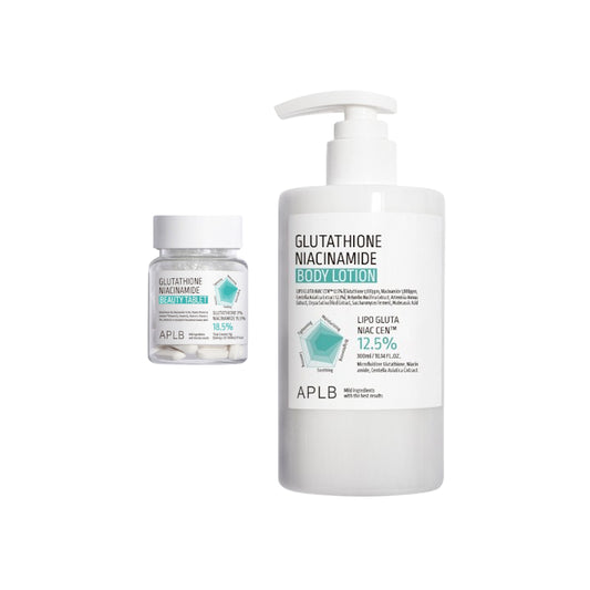Wholesale APLB - Glutathione Niacinamide Beauty Tablet - 30ea & Body Lotion - 300ml Set | Carsha