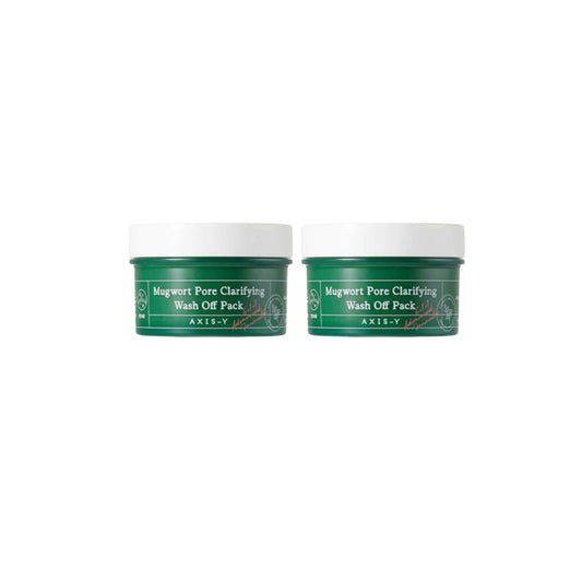 Wholesale AXIS-Y - Mugwort Pore Clarifying Wash Off Pack - 100ml 2ea Set | Carsha