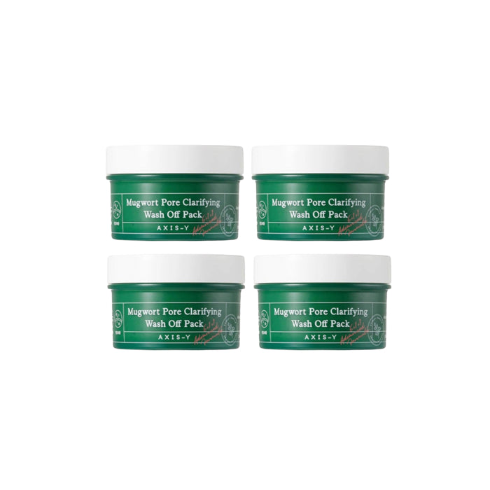 Wholesale AXIS-Y - Mugwort Pore Clarifying Wash Off Pack - 100ml 4ea Set | Carsha