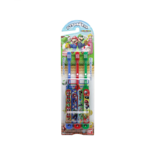 Wholesale Bandai - Kids Tooth Brush - 3 pcs - Mario Series | Carsha