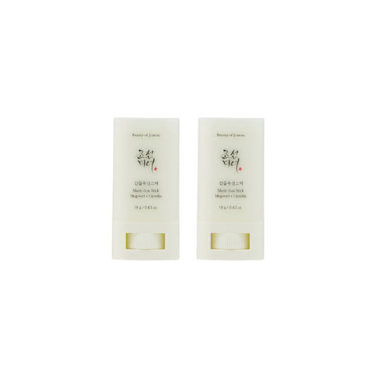 Wholesale BEAUTY OF JOSEON - Matte Sun Stick : Mugwort + Camelia SPF50 PA++++ - 18g 2ea Set | Carsha