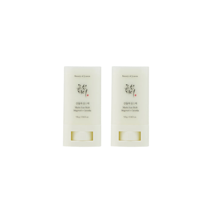 BEAUTY OF JOSEON - Matte Sun Stick : Mugwort + Camelia SPF50 PA++++ - 18g (2ea) Set