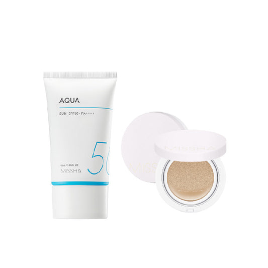 Wholesale Missha Aqua Sun X Magic Cushion Cover Lastng # 23 Set | Carsha
