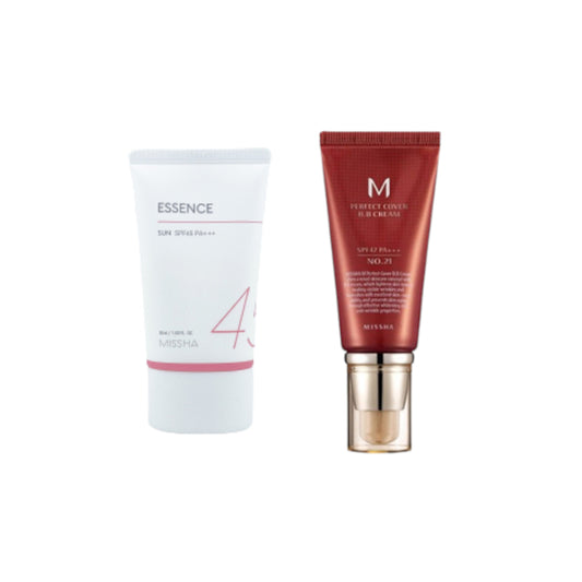 Wholesale Missha Essence Sun X M Perfect Cover BB cream # 21 Set | Carsha
