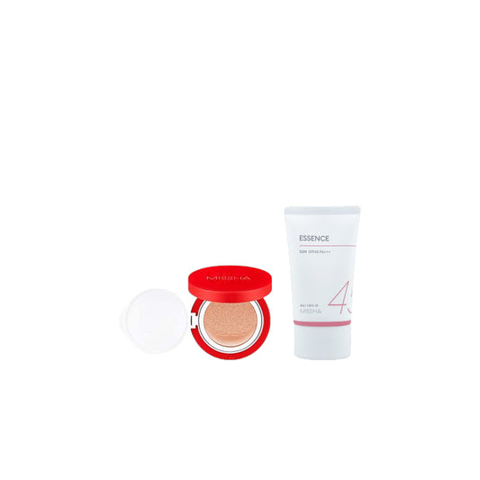Wholesale MISSHA - All Around Safe Block Essence Sun SPF45 PA+++ - 50ml X MISSHA - Velvet Finish Cushion SPF50+ PA+++ - 15g - 23 | Carsha