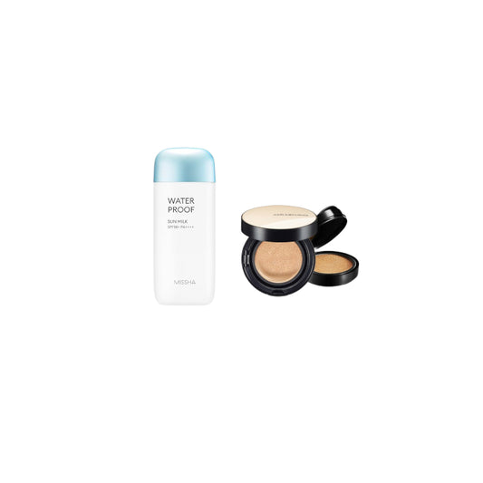 Wholesale MISSHA - All-Around Safe Block Waterproof Sun Milk SPF 50+/PA++++ - 70ml X Jung Saem Mool - Essential Skin Nuder Cushion -... | Carsha