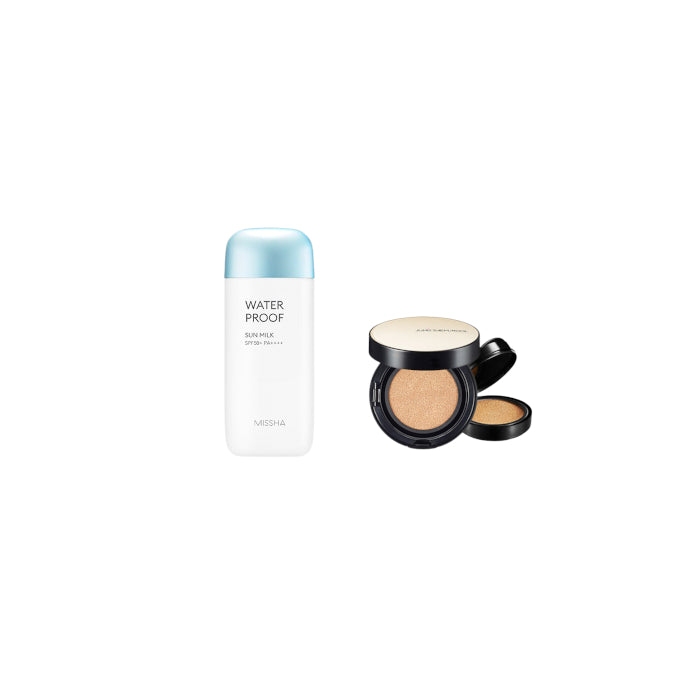 Wholesale MISSHA - All-Around Safe Block Waterproof Sun Milk SPF 50+/PA++++ - 70ml X Jung Saem Mool - Essential Skin Nuder Long Wear... | Carsha