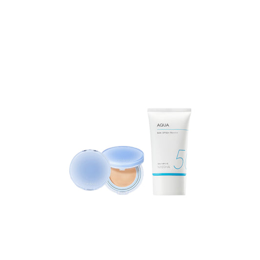 Wholesale MISSHA - All Around Safe Block Essence Sun SPF45 PA+++ - 50ml X Romand - Bare Water Cushion - 20g - 23 Beige | Carsha