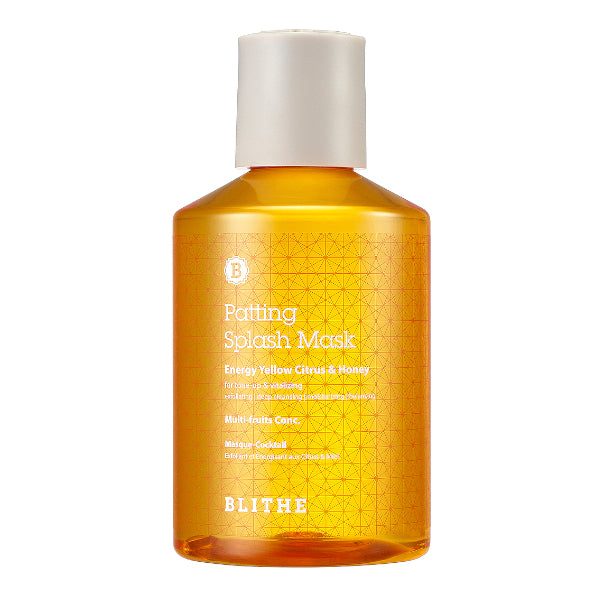 Wholesale Blithe - Patting Splash Mask - Energy Yellow Citrus & Honey - 150ml | Carsha