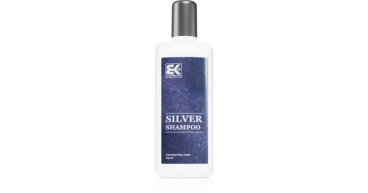 Brazil keratin Shampoo ai pigmenti blu per capelli biondi Silver Shampoo 300 ml