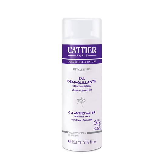 Wholesale Cattier Pétale d'Iris Acqua Struccante Occhi Sensibili Fiordaliso Camomilla BIO 150ML | Carsha