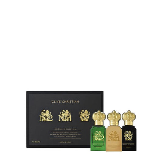Wholesale Clive Christian Original Feminine Traveller Set eau de parfum Donna 3pz 10ml | Carsha