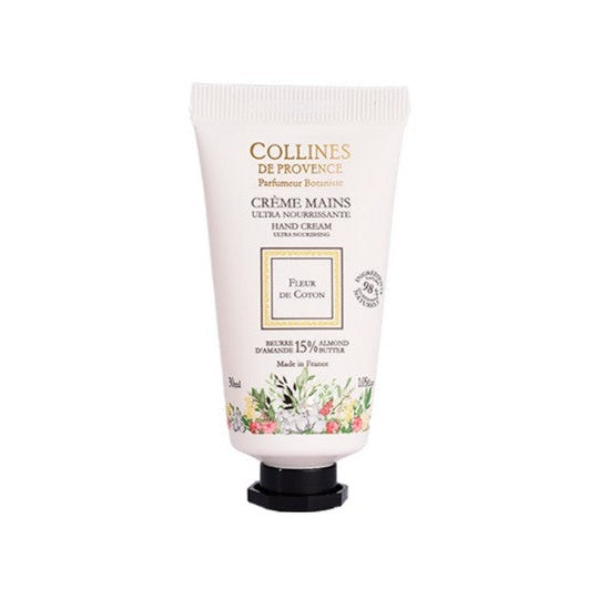 Wholesale Colline di Provenza Crema Mani Ultra Nutriente Fiore di Cotone 30ml | Carsha