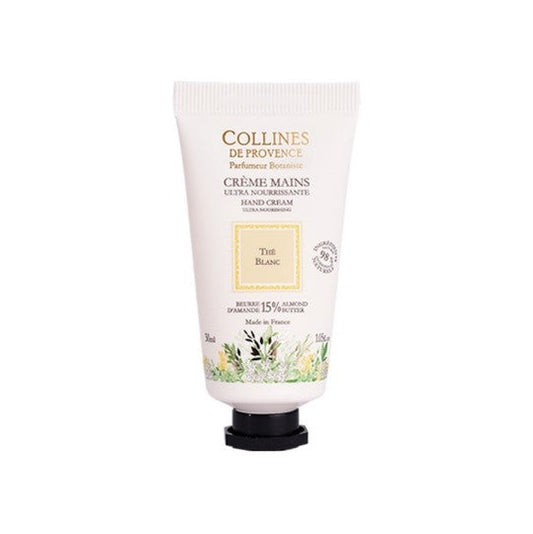 Wholesale Colline di Provenza Crema Mani Ultra Nutriente Tè Bianco 30ml | Carsha