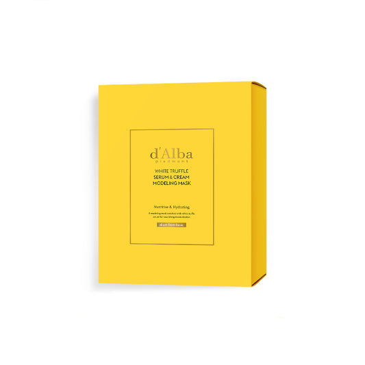 Wholesale d'Alba - White Truffle Serum & Cream Modeling Mask Nutritive & Hydrating - 66g*4EA | Carsha