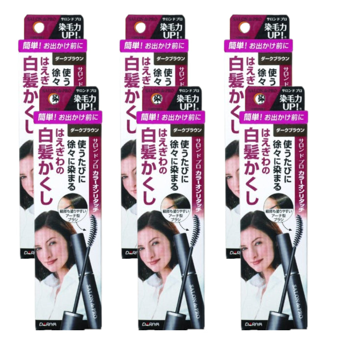 Wholesale Dariya Salon De Pro - Color On Retouch Gray Hair Comb EX - 15ml - Dark Brown 6ea Set | Carsha