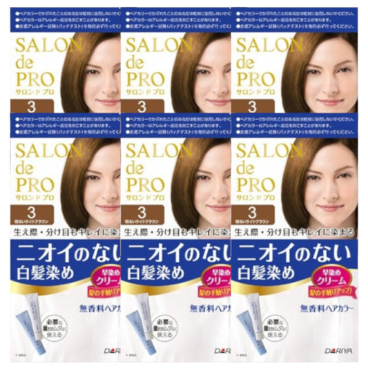 Wholesale Dariya Salon De Pro - Hair Color Cream - 1box - 3 Bright light brown 6ea Set | Carsha