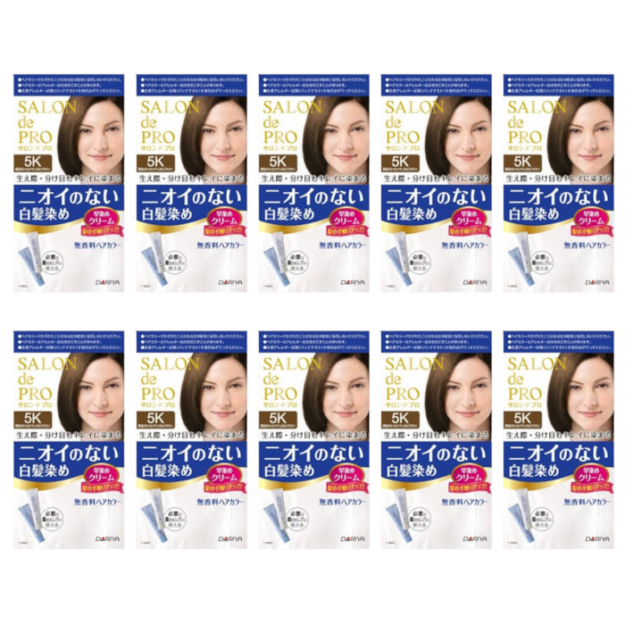 Wholesale Dariya Salon De Pro - Hair Color Cream - 1box - 5K Chestnut natural brown 10ea Set | Carsha