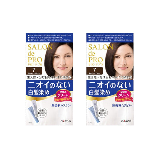 Wholesale Dariya Salon De Pro - Hair Color Cream - 1box - 7 Deep dark brown 2ea Set | Carsha