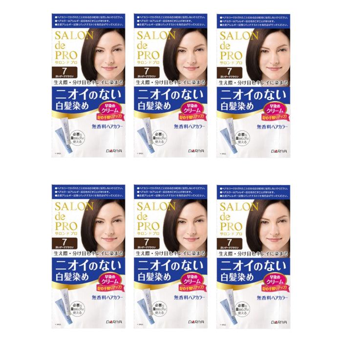 Wholesale Dariya Salon De Pro - Hair Color Cream - 1box - 7 Deep dark brown 6ea Set | Carsha