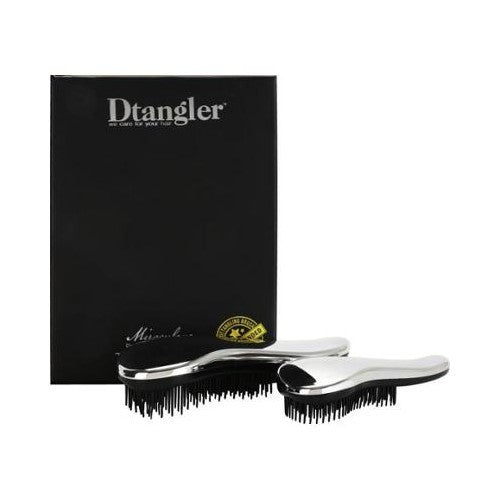 Set regalo di spazzole per capelli miracolose in argento
