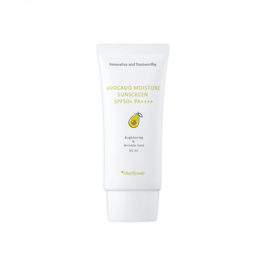 Wholesale Deal Bellflower - Avocado Moisture Sunscreen SPF50+ PA++++ - 50ml | Carsha