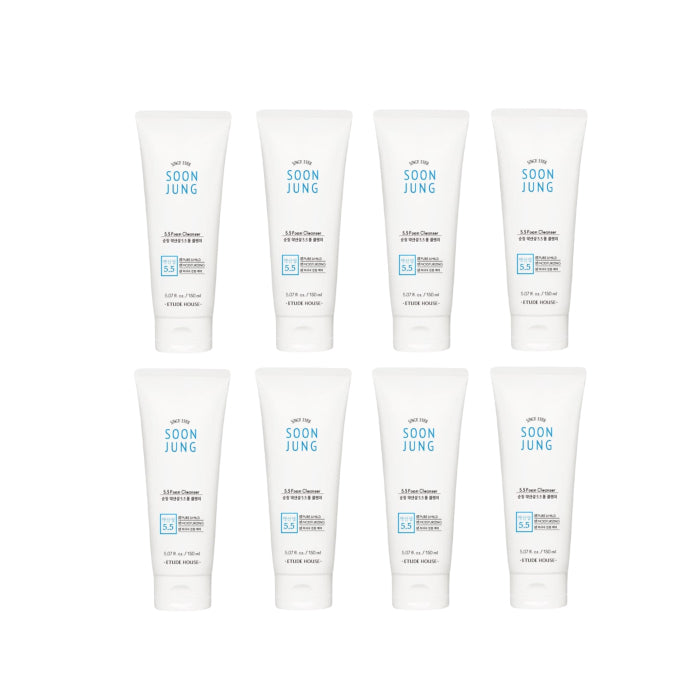 Wholesale Deal ETUDE - Soon Jung 5.5 Foam Cleanser - 150ML - White 8ea Set | Carsha