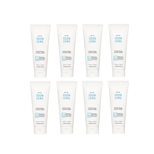 [Deal] ETUDE - Soon Jung 5.5 Foam Cleanser - 150ML - White (8ea) Set