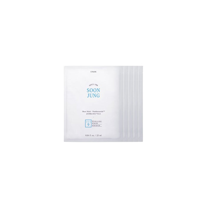 Wholesale Deal ETUDE - Soon Jung Panthensoside Sheet Mask 5ea Set | Carsha