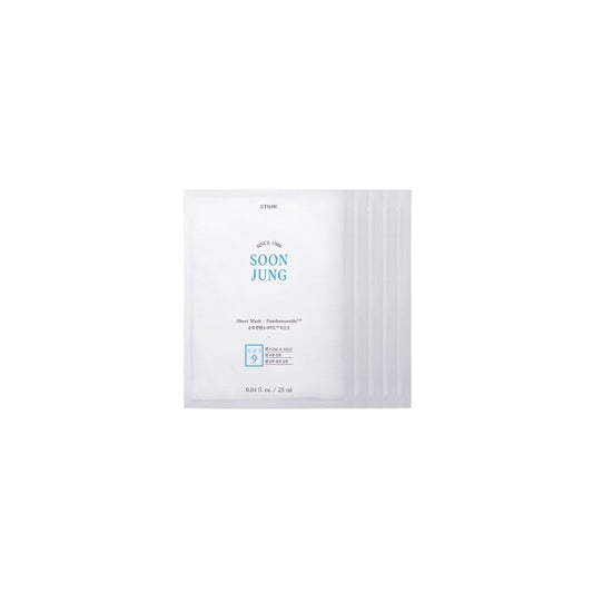 Wholesale Deal ETUDE - Soon Jung Panthensoside Sheet Mask 5ea Set | Carsha