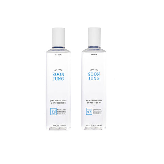 Wholesale Deal ETUDE - Soon Jung PH 5.5 Relief Toner - 350ml 2ea Set | Carsha
