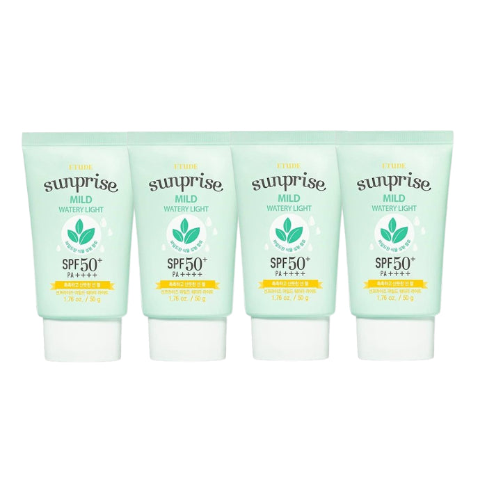Wholesale Deal ETUDE - Sunprise Mild Watery Light Sunscreen SPF 50+ PA++++ - 50g 4ea Set | Carsha