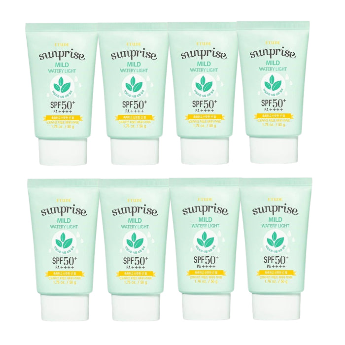 Wholesale Deal ETUDE - Sunprise Mild Watery Light Sunscreen SPF 50+ PA++++ - 50g 8ea Set | Carsha