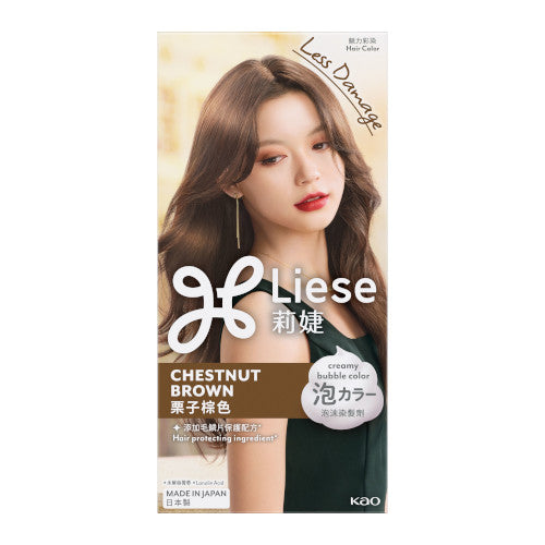 Wholesale Deal Kao - Liese Creamy Bubble Color - 1 Box - Chestnut Brown | Carsha