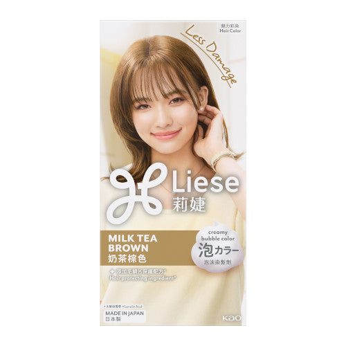 Wholesale Deal Kao - Liese Creamy Bubble Color - 1 Box - Milk Tea Brown | Carsha