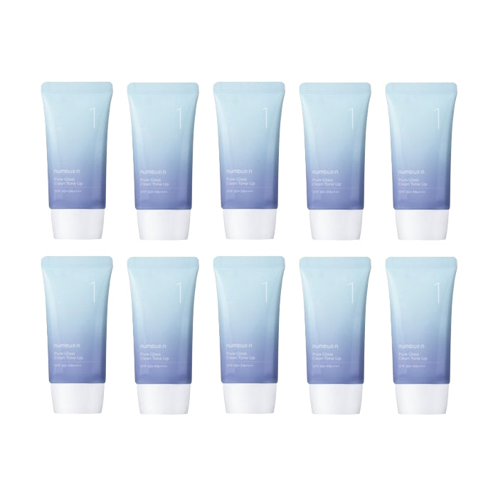 Wholesale DEAL numbuzin - No.1 Pure Glass Clean Tone Up SPF50+ PA++++ - 50ml 10ea Set | Carsha