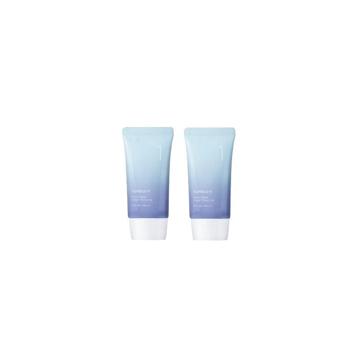 Wholesale DEAL numbuzin - No.1 Pure Glass Clean Tone Up SPF50+ PA++++ - 50ml 2ea Set | Carsha