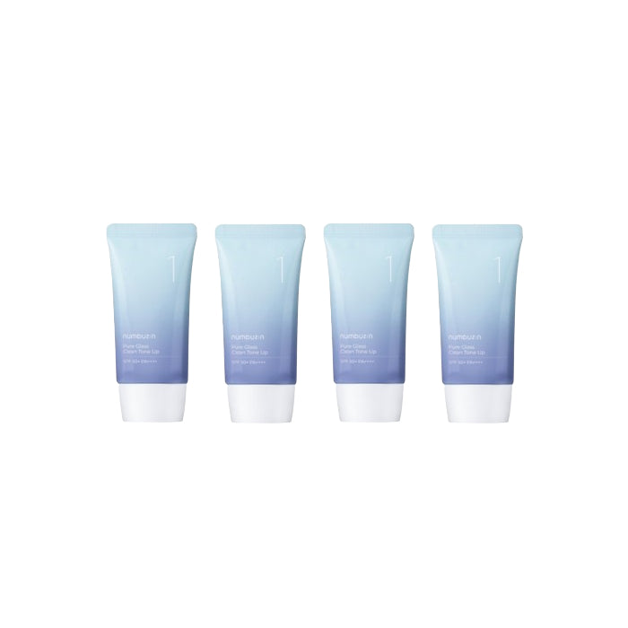 Wholesale DEAL numbuzin - No.1 Pure Glass Clean Tone Up SPF50+ PA++++ - 50ml 4ea Set | Carsha