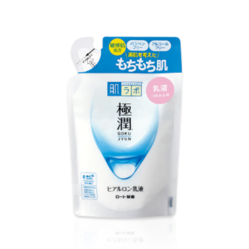 Wholesale Deal Rohto Mentholatum - Hada Labo Gokujyun Hyaluronic Acid Hydrating Milk Refill - 140ml | Carsha