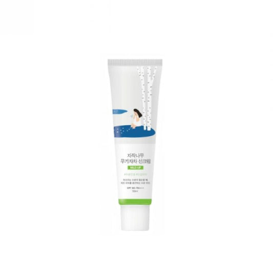 Wholesale Deal Round Lab - Birch Juice Moisturizing Mild-up Sun Cream SPF50+ PA++++ - 50ml | Carsha