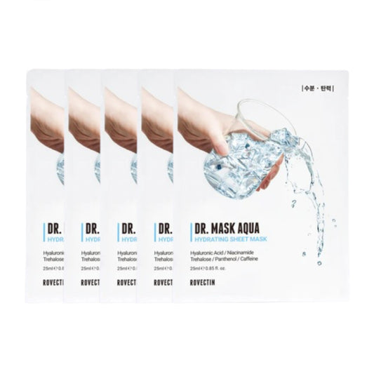 [Deal] ROVECTIN - Skin Essentials Dr. Mask Aqua Pack - 5pcs