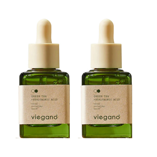 Wholesale DEAL Viegano - Green Tea + Hyaluronic Acid Vegan Hydrating Serum - 35ml 2ea Set | Carsha