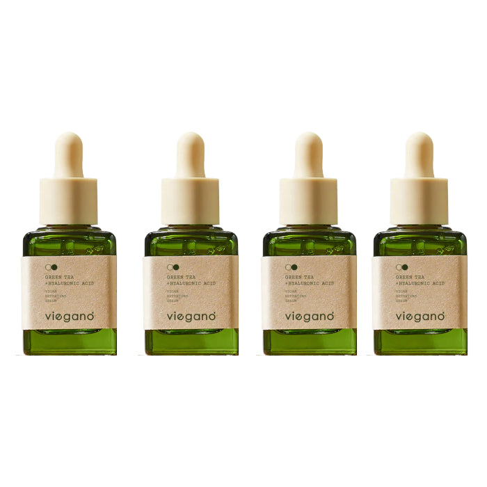 Wholesale DEAL Viegano - Green Tea + Hyaluronic Acid Vegan Hydrating Serum - 35ml 4ea Set | Carsha