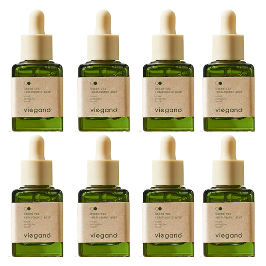Wholesale DEAL Viegano - Green Tea + Hyaluronic Acid Vegan Hydrating Serum - 35ml 8ea Set | Carsha