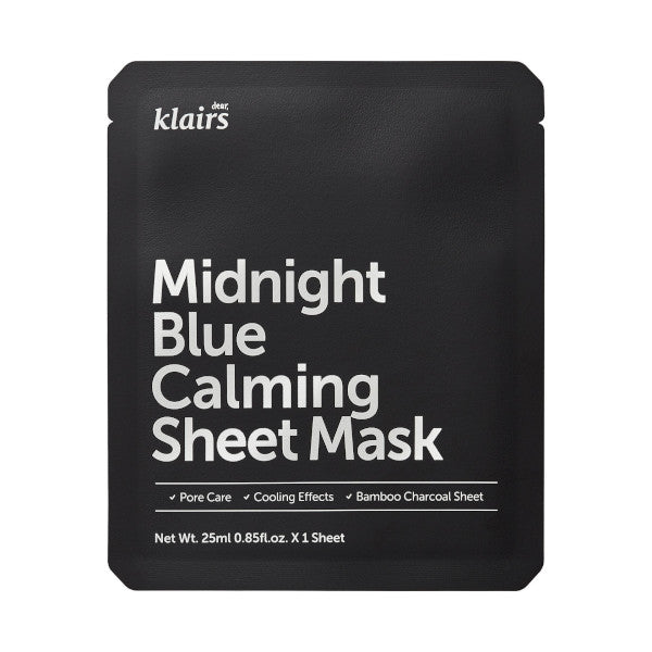 Wholesale Dear, Klairs - Midnight Blue Calming Sheet Mask - 1pc | Carsha
