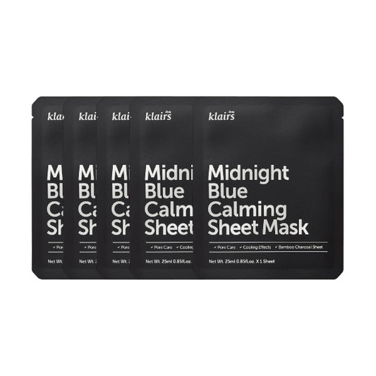 Wholesale Dear, Klairs - Midnight Blue Calming Sheet Mask - 5pcs | Carsha