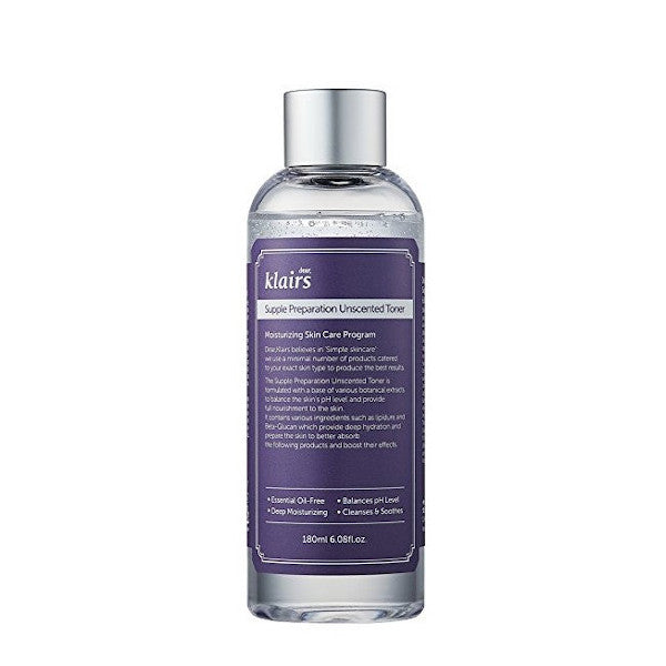 Wholesale Deal Dear, Klairs - Supple Preparation Unscented Toner - 180ml | Carsha