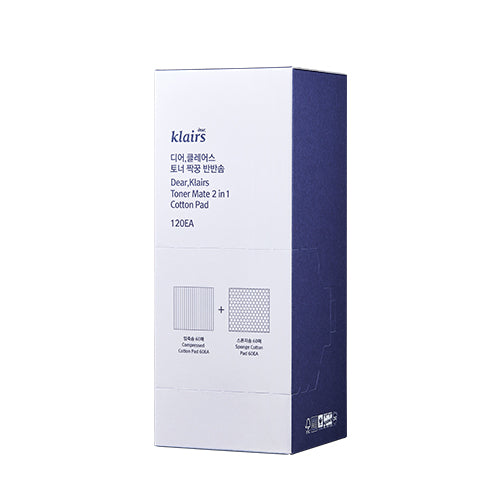 Wholesale DEAL Dear, Klairs - Toner Mate 2 In 1 Cotton Pad | Carsha