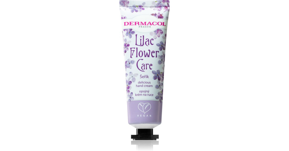 Dermacol Crema mani inebriante Lilac Flower Care (Delicious Hand Cream) 30 ml